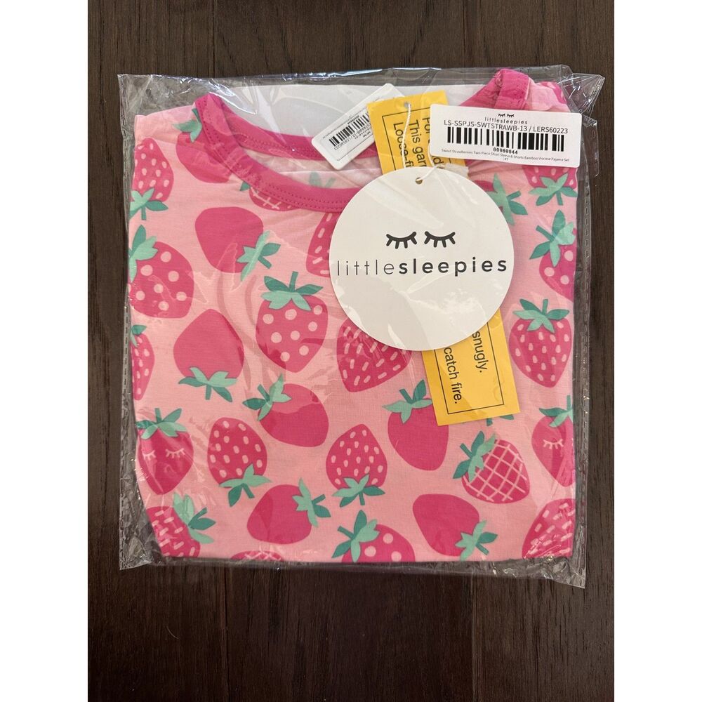 Little Sleepies Strawberries Bamboo Pajamas